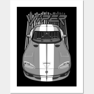 Viper SR II-1996-2002-grey and white Posters and Art